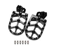 CRJIMX For SUZUKI RMZ 450 250 RMX 450Z RM 125 RMZ250 RMZ450 RMX450 Footpegs Foot Rest Mat Footrest Foot Feg(BLACK)