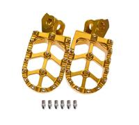 CRJIMX For SUZUKI RMZ 450 250 RMX 450Z RM 125 RMZ250 RMZ450 RMX450 Footpegs Foot Rest Mat Footrest Foot Feg(Gold)