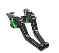 CRJIMX for SYM for CRUISYM 300 GTS300/300i 2017-2024 for JOYMAX Motorcycle Adjustable Short Brake Clutch Levers(Black Green)