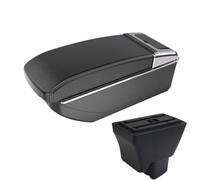 CRJIMX For Tata For Tiago Car Armrest With USB Center Console Storage Box(B3 Black white NO USB)