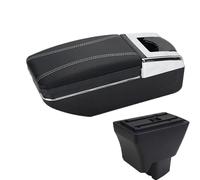 CRJIMX For Tata For Tirgo Car Armrest Leather Arm Rest Usb Interface Storage Box Accessories Center Console Automobile(A3 white line No USB)