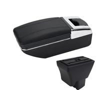 CRJIMX For Tata For Tirgo Car Armrest Leather Arm Rest Usb Interface Storage Box Accessories Center Console Automobile(A2 black line No USB)