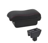 CRJIMX For Toyota For Agya For Wigo Armrest Box Interior Parts Car Center Console Arm Storage Elbow Rest With USB(C1 Black red NO USB)