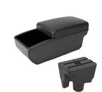 CRJIMX For Toyota For Aqua Armrest Box For Toyota For Prius C Aqua Car Armrest Storage Box Interior Car Accessories(B2 Black Storage box)