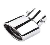 CRJIMX For Toyota For Corolla For Cross XG10 2022 + Car Styling Tail Throat Whistle Exhaust Pipe Cover Protector Decoration Accessories Part(Silver)