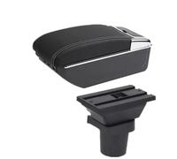CRJIMX For Toyota For Urban Cruiser Armrest Box For Ist Armrest Box Centre Storage Box(D3 white line 7USB)