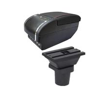 CRJIMX For Toyota For Urban Cruiser Armrest Box For Ist Armrest Box Centre Storage Box(E red line 9USB)