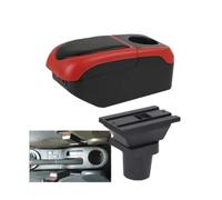 CRJIMX For Toyota For Urban Cruiser Armrest Box For Ist Armrest Box Centre Storage Box Interior(Black red)