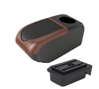 CRJIMX For TOYOTA For Verso EZ Car Armrest Box Interior Parts Storage Box With USB Interface(B3 Brown frame 6USB)