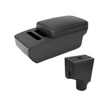 CRJIMX For Toyota For Yaris Armrest Box For Toyota For Yaris Hybrid 2015-2023 Car Armrest Center Storage Box(A3 white Tissue Box)