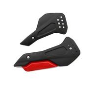 CRJIMX For Trident 660 For Trident660 2021 Motorcycle Aluminum Engine Guards Accessories Engine Belly Protection Plates Kit Engine Bell(Black red)