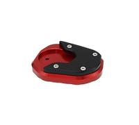 CRJIMX For Triumph For Scrambler 400X 2024 Motorcycle Kickstand Foot Extension Side Stand Pad Stands(RED)