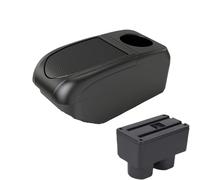 CRJIMX For Venucia D50 Box Car Armrest Retrofit Parts Arm Storage Box Car Accessories Retrofit Part(B1 Black Frame 6USB)