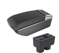 CRJIMX For Venucia D50 Car Armrest Box Retrofit Parts Arm Storage Box Car Accessories Retrofit Part(B3 Black white NO USB)