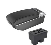 CRJIMX For Venucia D50 Car Armrest Box Retrofit Parts Arm Storage Box Car Accessories Retrofit Part(B2 black line NO USB)