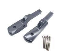CRJIMX For Vespa GTS300 GTS300 2013-2023 Motorcycle Passenger Rear Footrests Foot Peg Extensions Footpegs Accessories(Titanium)