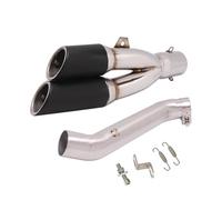 CRJIMX For VFR1200 X VFR1200F VFR 1200 2009-2014 2015 Motorcycle Exhaust Modify Middle Pipe Link Pipe Section Muffler Espace Moto(Style D)