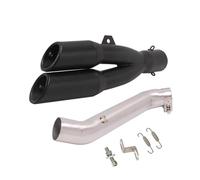 CRJIMX For VFR1200 X VFR1200F VFR 1200 2009-2014 2015 Motorcycle Exhaust Modify Middle Pipe Link Pipe Section Muffler Espace Moto(Style C)
