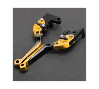 CRJIMX for VOGE for Valico DS525X 525DSX DSX525 2023 2024 Motorcycle Accessories Adjustable Folding Brake Clutch Levers(Gold Black)