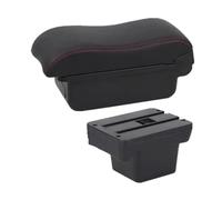 CRJIMX For VW For Caddy 5 2024 Car Armrest Box Storage Box Interior Details(A red line NO USB)