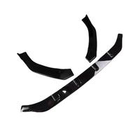 CRJIMX For VW For Golf 7.5 GTI 2017-2020 Glossy Black Car Front Bumper Splitter Lip Diffuser BodyKits