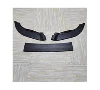 CRJIMX For VW For Golf MK6 R20 2008-2013 Front Bumper Lip Spoiler Splitter Diffuser Deflector Canard Body Kits Tuning(Carbon Look)