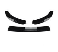 CRJIMX For VW For Golf MK7 GTI R For Rline 2012-2018 Front Bumper Lip Spoiler Lower Guard Plate Splitter Board Blade(Gloss Black)
