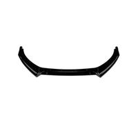 CRJIMX For VW For Jetta MK6 2011-2014 Car Front Bumper Lip Splitter Spoilers Automobiles Blade Diffuser Lower Chin(Gloss Black)
