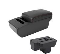 CRJIMX For VW For Polo 2020 2021 2022 2023 2024 Car Armrest Box Retrofit Storage Box Retrofit Parts Car Accessories(A1 red Tissue Box)