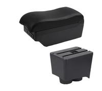 CRJIMX For VW For Polo Armrest Box For VW For Polo 9N 3 2002 2003 2004 2005 2006-2009 Car Armrest Central Storage Boxt(C black line 7USB)