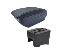 CRJIMX For VW For POLO For Polo Mk5 6R For Vento 2012-2018 Car Armrest Box Center Storage Box Car Accessories Retrofit(F All Black No USB)