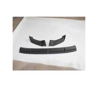 CRJIMX For VW For Tiguan L 2017-2020 Auto Front Bumper Spoiler Shovel Lip Splitter Diffuser PP Protect Exterior Decoration(Matte Black)