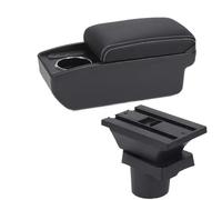 CRJIMX For VW UP Armrest Box For S&koda For Citigo For VW UP For Seat Mii Car Armrest Auto Storage Box Cup Holder(B3 Black white 6USB)