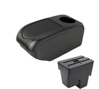 CRJIMX For WR-V For Fit For Jazz 3 Car Armrest 2014 2015 2016-2020 Storage Box Car Accessories Retrofit Parts Interior(B1 Black Frame 6USB)