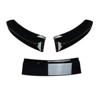 CRJIMX For X5 F15 For M-Sport MP 2014 2015 2016 2017 2018 Front Bumper Lip Spoiler Splitter Diffuser Bodykit(Glossy black)