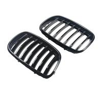 CRJIMX For X5 X6 E70 E71 2007-2013 Glossy Black Car Accessories Pair Front Hood Kidney Grille Grill