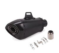 CRJIMX For Y&amaha R Series Motorcycle Exhaust Pipe Muffler Universal Modified Parts Modification Accessories(BLACK)