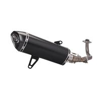 CRJIMX For Y&amaha X MAX250 XMAX 300 XMAX300 250 Motorcycle Exhaust Escape Moto Muffler Slip On Motorcross Front Pipe Stainless Steel Tube(Style D)