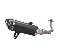 CRJIMX For Y&amaha X MAX250 XMAX 300 XMAX300 250 Motorcycle Exhaust Escape Moto Muffler Slip On Motorcross Front Pipe Stainless Steel Tube(Style H)