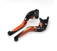 CRJIMX for Yamaha for FAZER FZ6 04-10 FZ1 06-15 XJ6 for Diversion 09-15 FJ09/MT09 for Tracer 15-18 FZ8 11-15 Motorcycle Brake Clutch Levers(Black Orange)