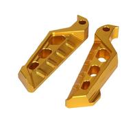 CRJIMX For Yamaha For Tricity 300 155 125 Tricity300 Motorcycle Accessories Rear Passenger Footrest Footpegs Foot Pegs Rest Pedals(Gold)