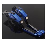 CRJIMX for Yamaha Xmax 400/300/250/125 2017-2022 Motorcycle Adjustable Folding Extendable 5D Brake Clutch Levers Handle Accessories(Blue Black)