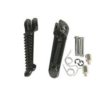 CRJIMX For Yamaha YZF R1 R6 YZFR1 2002-2011 For YZFR6 2003 2004 2005 2006 2007 2008 2009-2012 Motorcycle Front Rear Footrests Foot Pegs(BLACK,Front)