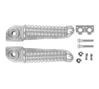 CRJIMX For Yamaha YZF R1 R6 YZFR1 2002-2011 For YZFR6 2003 2004 2005 2006 2007 2008 2009-2012 Motorcycle Front Rear Footrests Foot Pegs(WHITE,Rear)