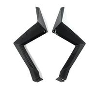 CRJIMX For ZONTES 368 G 368G 368-G Motorcycle Side Wind Deflector Accessories Air Deflectors Side Windshield Side Leg Fairing Decorate(BLACK)