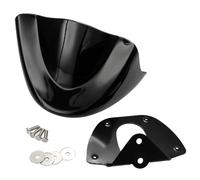 CRJIMX Front Bottom Spoiler Mudguard Chin Fairing Cover Air Dam Bracket For Harley For Dyna For Street Bob Fat Bob For Wide For Glide 2006-2017(Gloss Black)