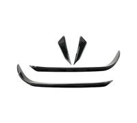 CRJIMX Front Bumper Aero Spoiler Kit Side Canard Wings For VW For Golf MK7 GTI R 2013-2016 Car Exterior Accessory(Glossy black)