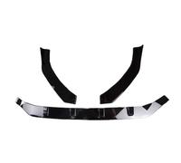 CRJIMX Glossy Black Car Front Bumper Splitter Lip For VW For Golf 7.5 GTI 2017-2020 Diffuser BodyKits