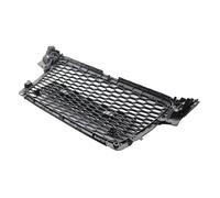 CRJIMX Glossy Black Grill Cover Front Bumper Honeycomb Mesh Grille For A4 B8 8T S4 2008-2012 RS4 Style