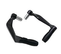 CRJIMX Modification Accessories Motorcycle Handlebar Brake & Clutch Lever Handguard Shield and Protector Gear(Black)
